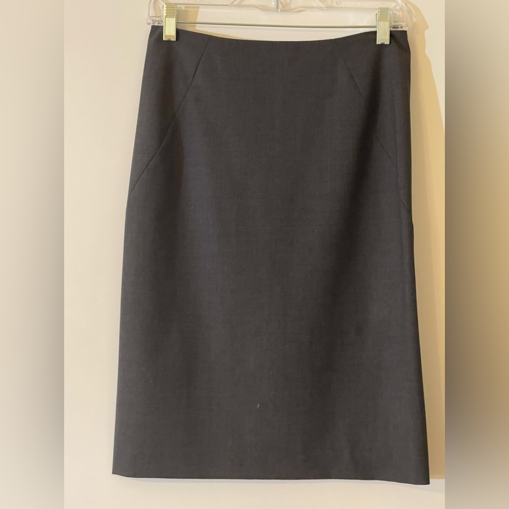 Theory Gray Pencil Skirt Size 0